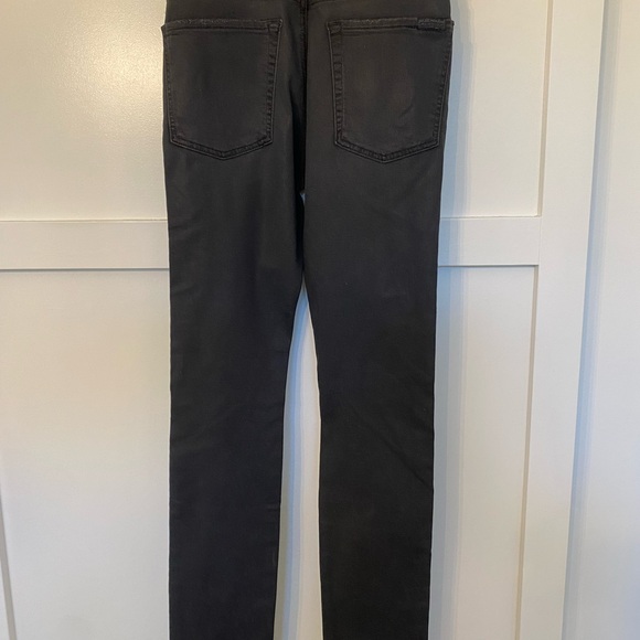 7 For All Mankind Paxtyn Coated Skinny Fit Jeans Black ( 28 ) - Picture 3 of 7